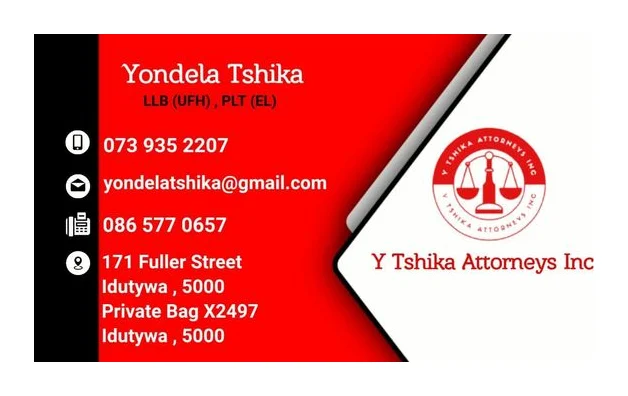 Y Tshika Attorneys Inc. logo