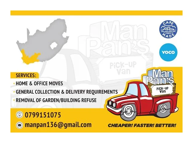 Man Pan's Pick-Up Van logo