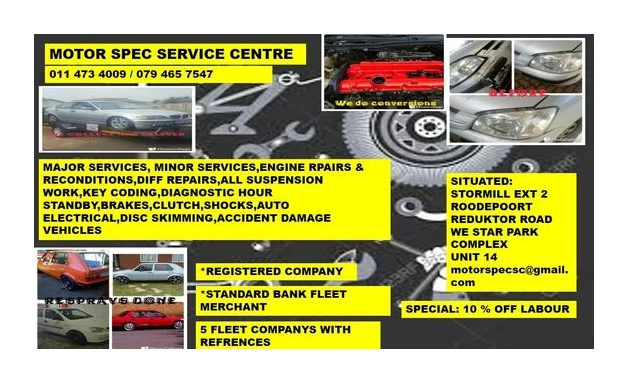 MOTOR SPEC SERVICE CENTRE logo