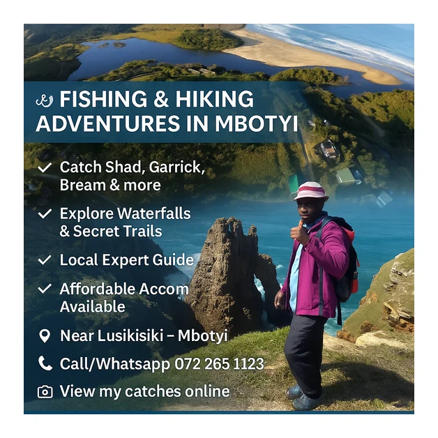 Fishing and Hiking at Mbotyi Transkei logo