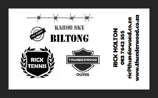 KAROO SKY BILTONG & THUNDERWOOD OLIVES logo