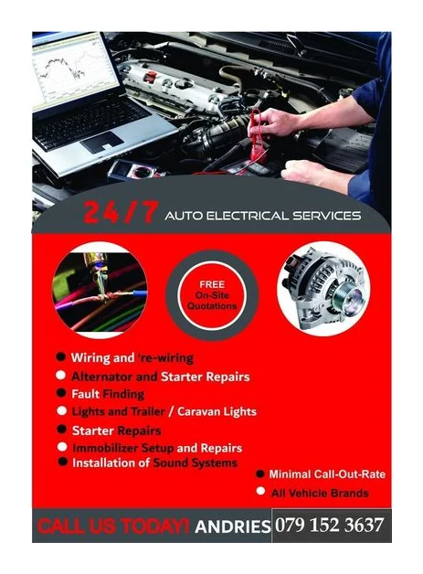 24/7 Auto Electrical Services logo