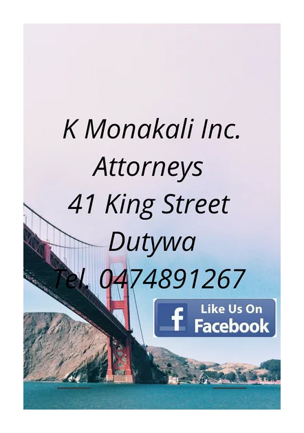 K MONAKALI INC ATTORNEYS logo