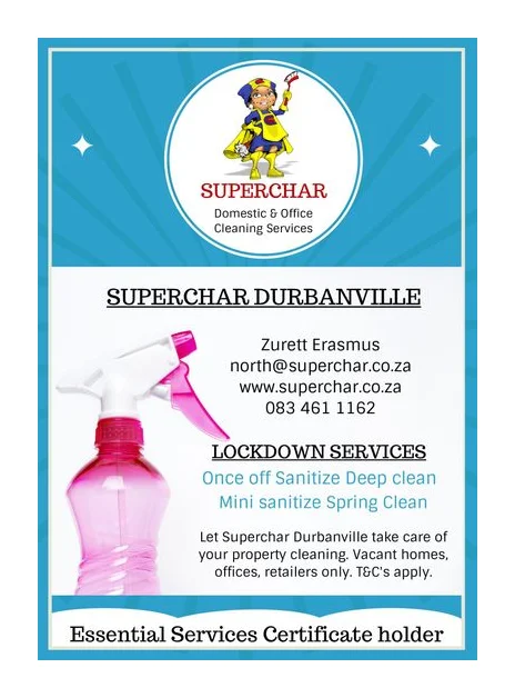 Superchar Durbanville Cleaning services logo