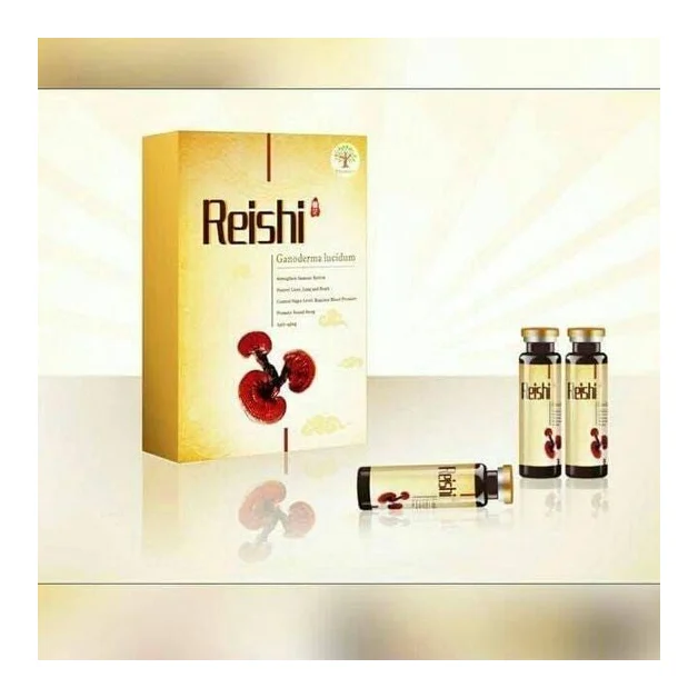 Reishi /Ganoderma Mushroom with Whealthy Life logo
