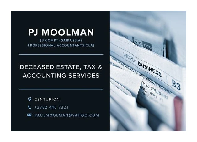PJ Moolman Professional Accountants logo