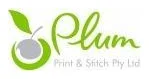 Plum Print and Stitch logo
