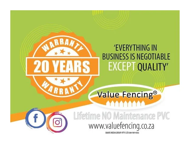 Value Fencing PVC Somerset West, Strand logo