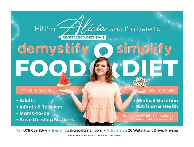 Alicia Coetser Registered Dietitian logo