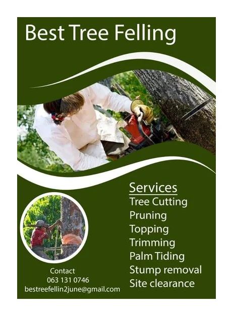 Best tree felling service logo