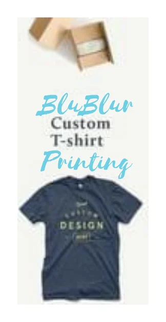 Blublur T shirt Printing logo