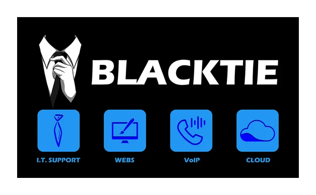Black Tie VoIP logo