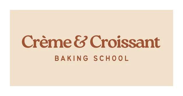 Crème and Croissant Baking School logo