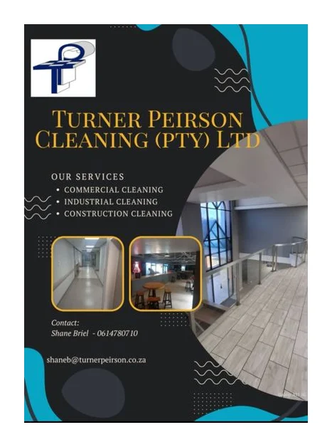TURNER PEIRSON CLEANING logo