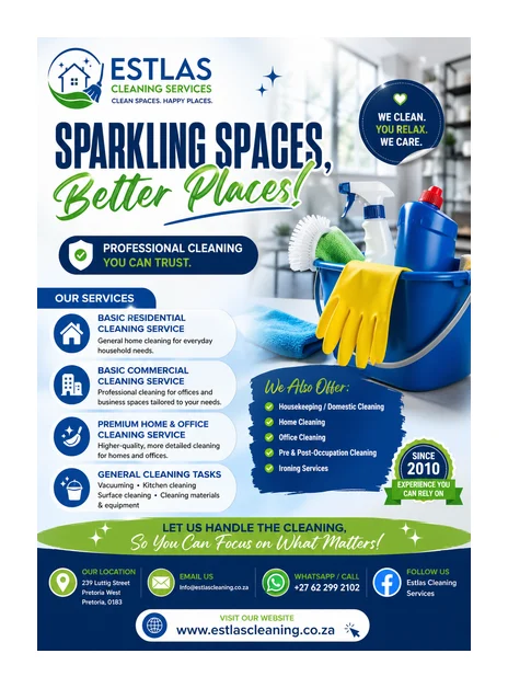 Estlas Cleaning services - Pretoria East logo