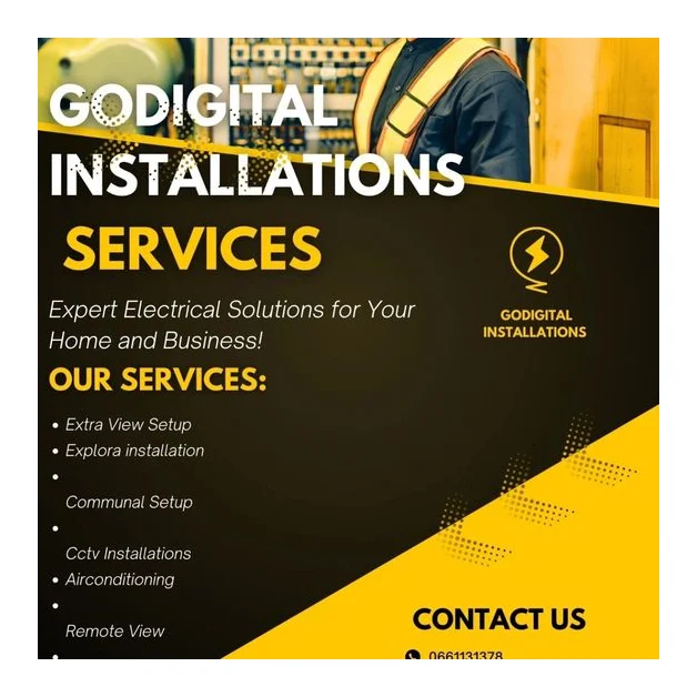 GoDigital Dstv,CCTV, AIRCON Installations pty logo
