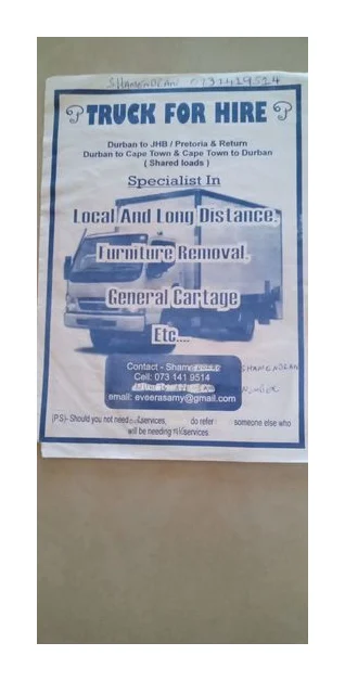 FURNITURE REMOVAL AMANZIMTOTI - South coast logo