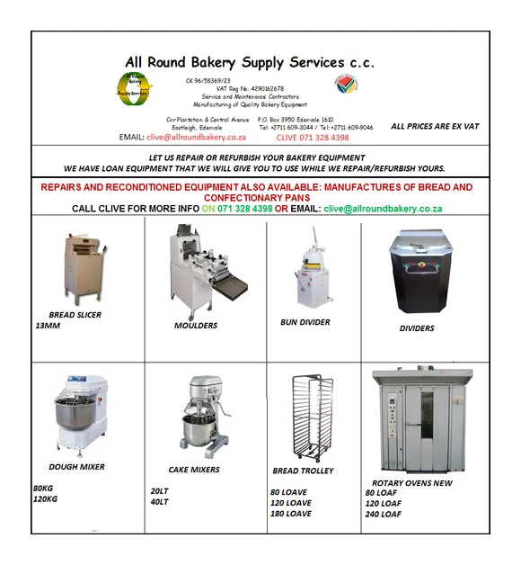 All Round Bakery Supply Services C.C logo