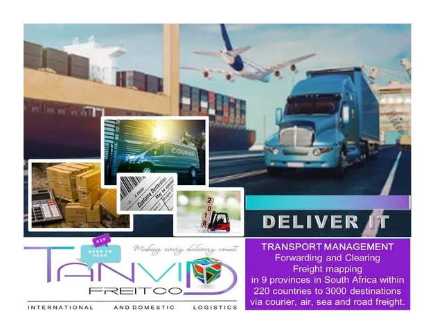 Tanvid Freitco and Courier Service logo