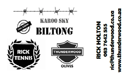 THUNDERWOOD OLIVES & KAROO SKY BILTONG logo