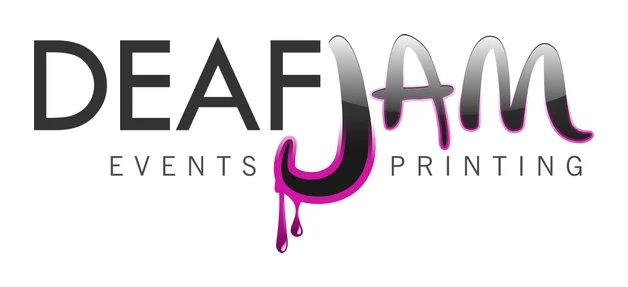 DEAFJAM PRINTING BRANDING EVENTS logo