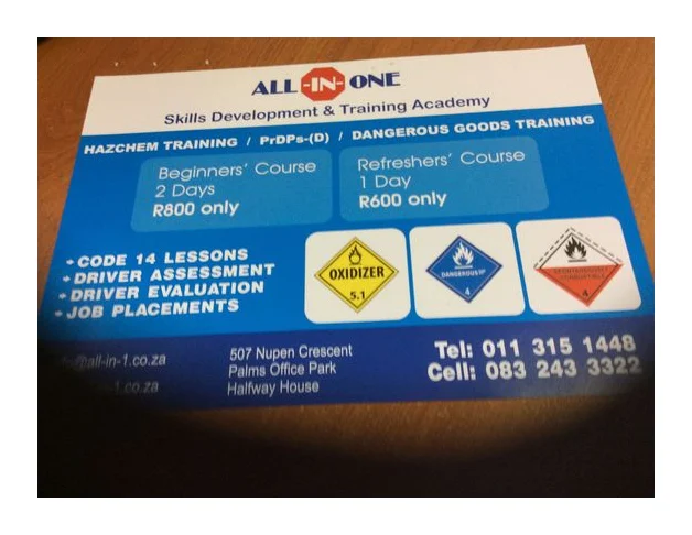 All-in-one driving academy logo