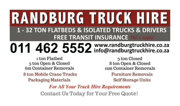 Randburg Truck Hire logo