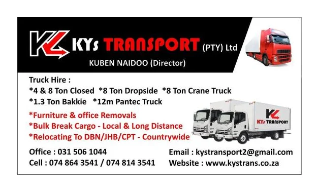 KYS TRANSPORT & REMOVALS logo