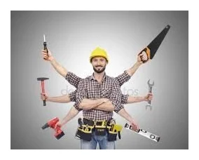 Renovations and construction services logo
