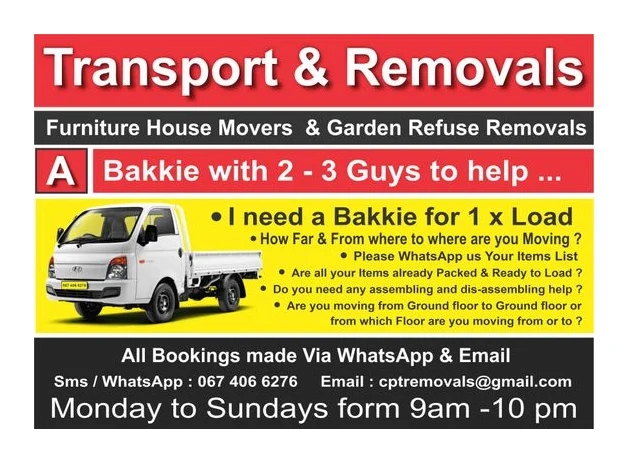 Furniture Removals company Cape Town logo