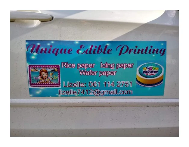 Unique Edible Printing logo