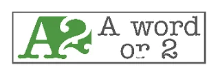 A word or 2 logo