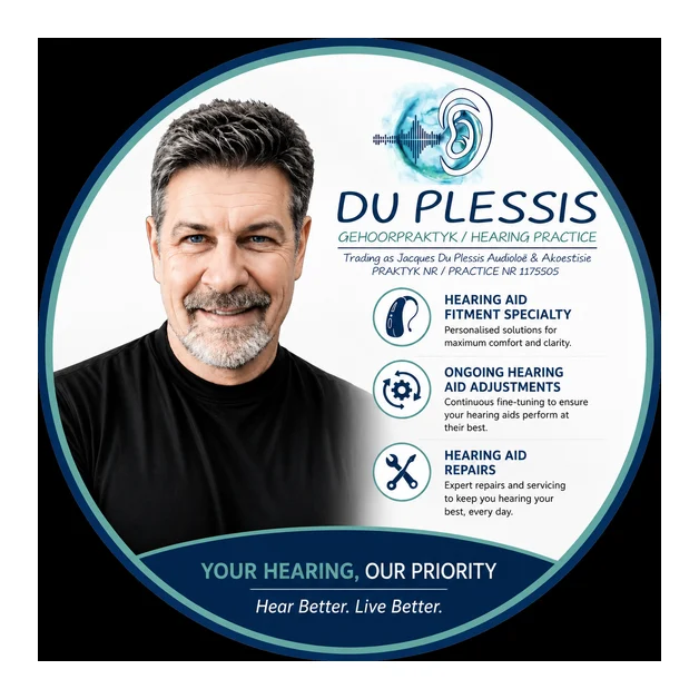 Du Plessis Hearing Practice | Gehoorpraktyk | logo